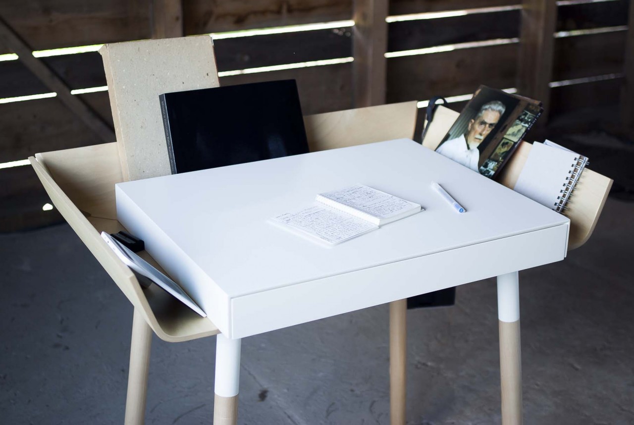 My Writig Desk Schreibtisch - 1 Schublade - Farbe Weiss