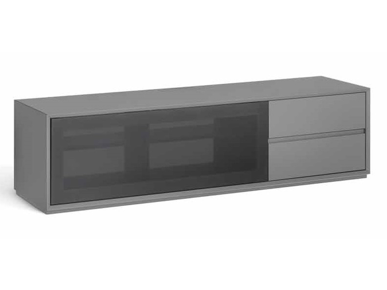 Lowboard Fiete 160 cm - Grau - Sockelplatte oder Wandmontage