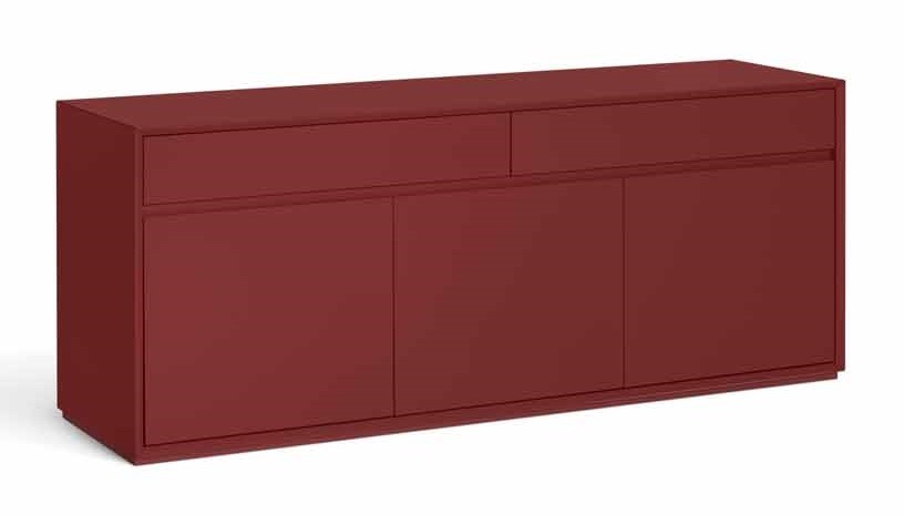 Sideboard Fiete 160 cm - Farbe Dunkelrot