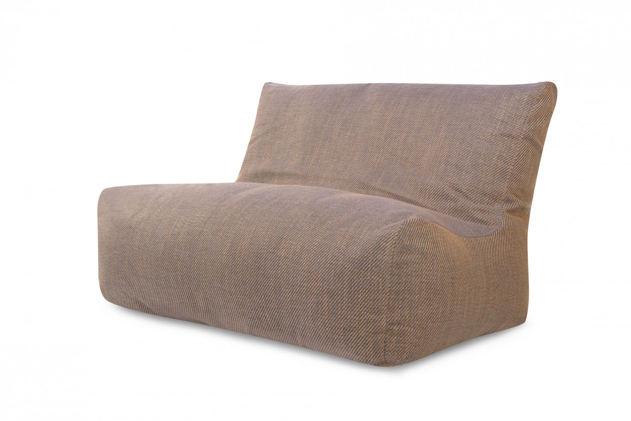 Sitzsack - Sofa Seat - Stoff Sideway - Farbe Braun
