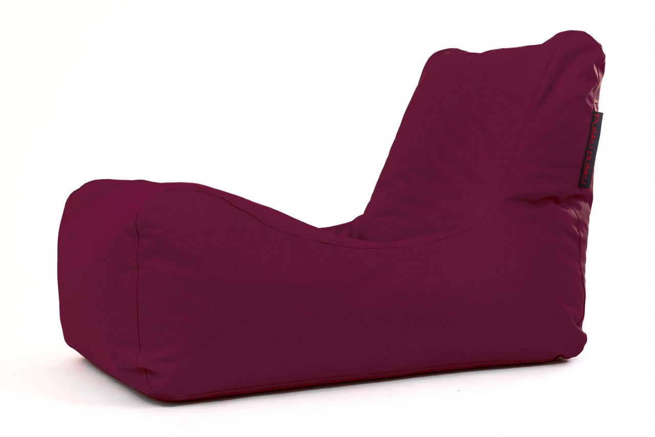 Sitzsack Lounge - Stoff OX - Farbe Dunkelrot