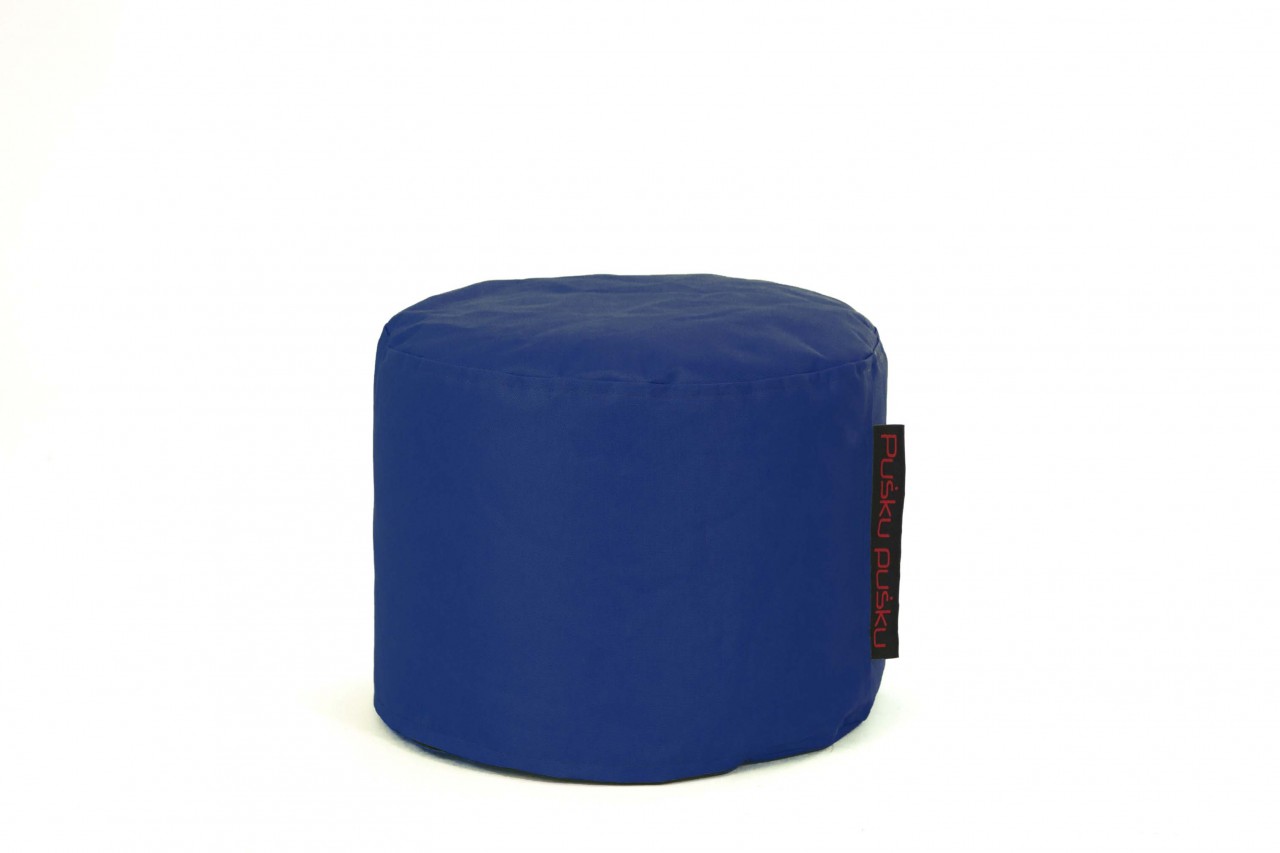 Sitzsack / Hocker Mini - Stoff OX- Farbe Blau