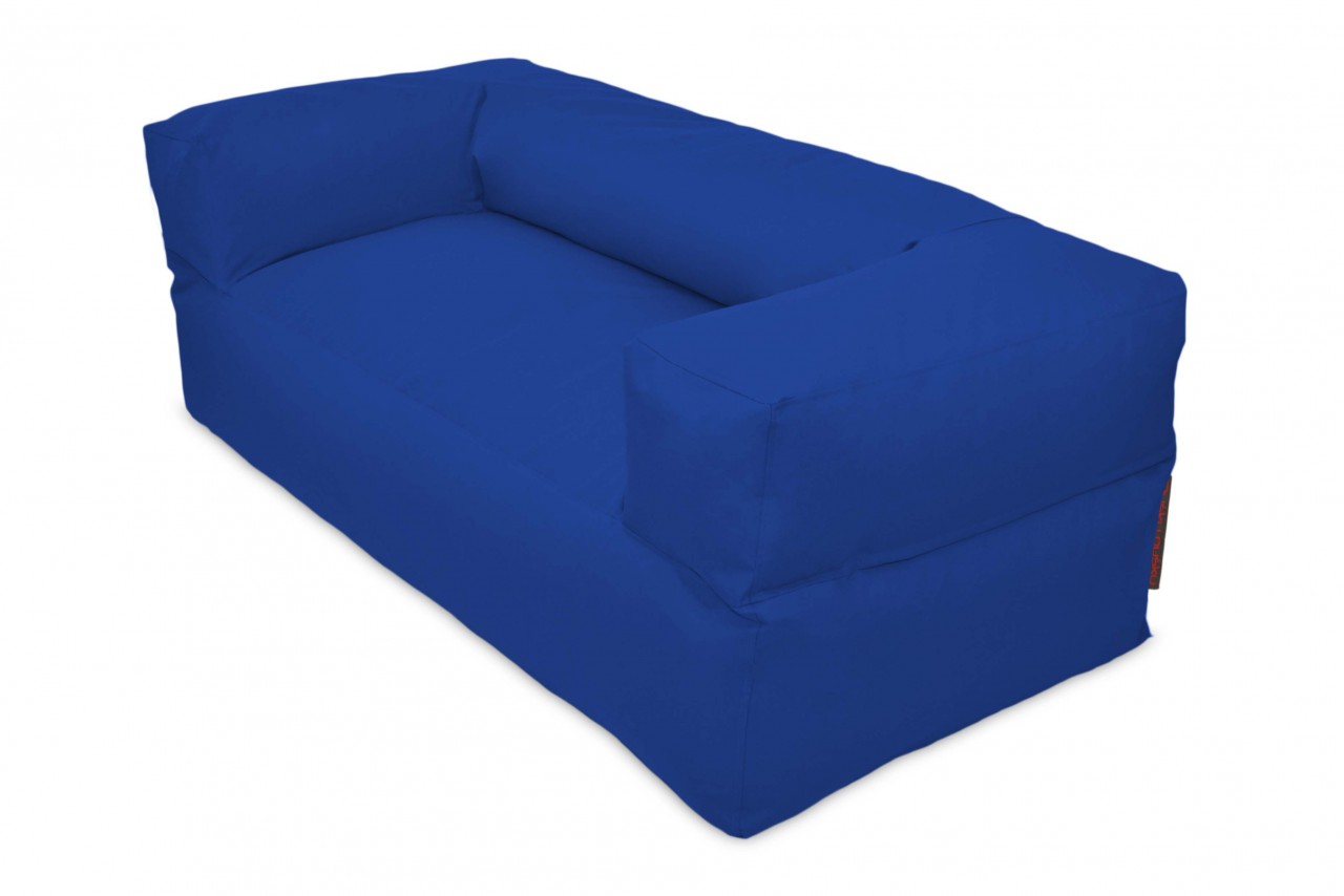 Sitzsack / Sofa MOOG  -  Stoff OX - Farbe Blau