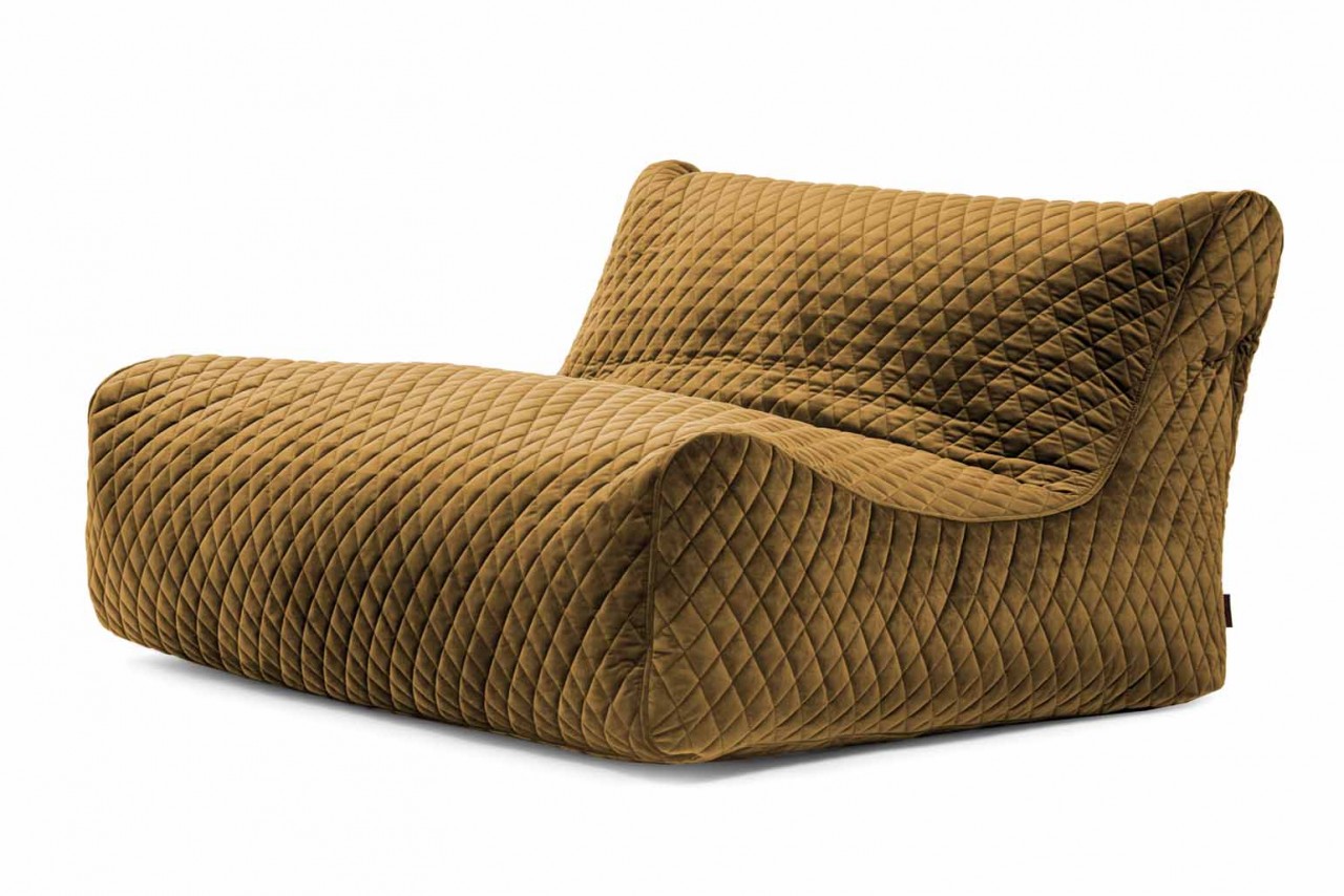 Sitzsack Sofa Lounge - Stoff Lure Luxe - Farbe Gold