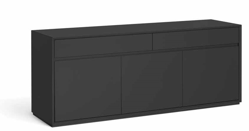 Sideboard Fiete 160 cm -  Farbe Schwarz