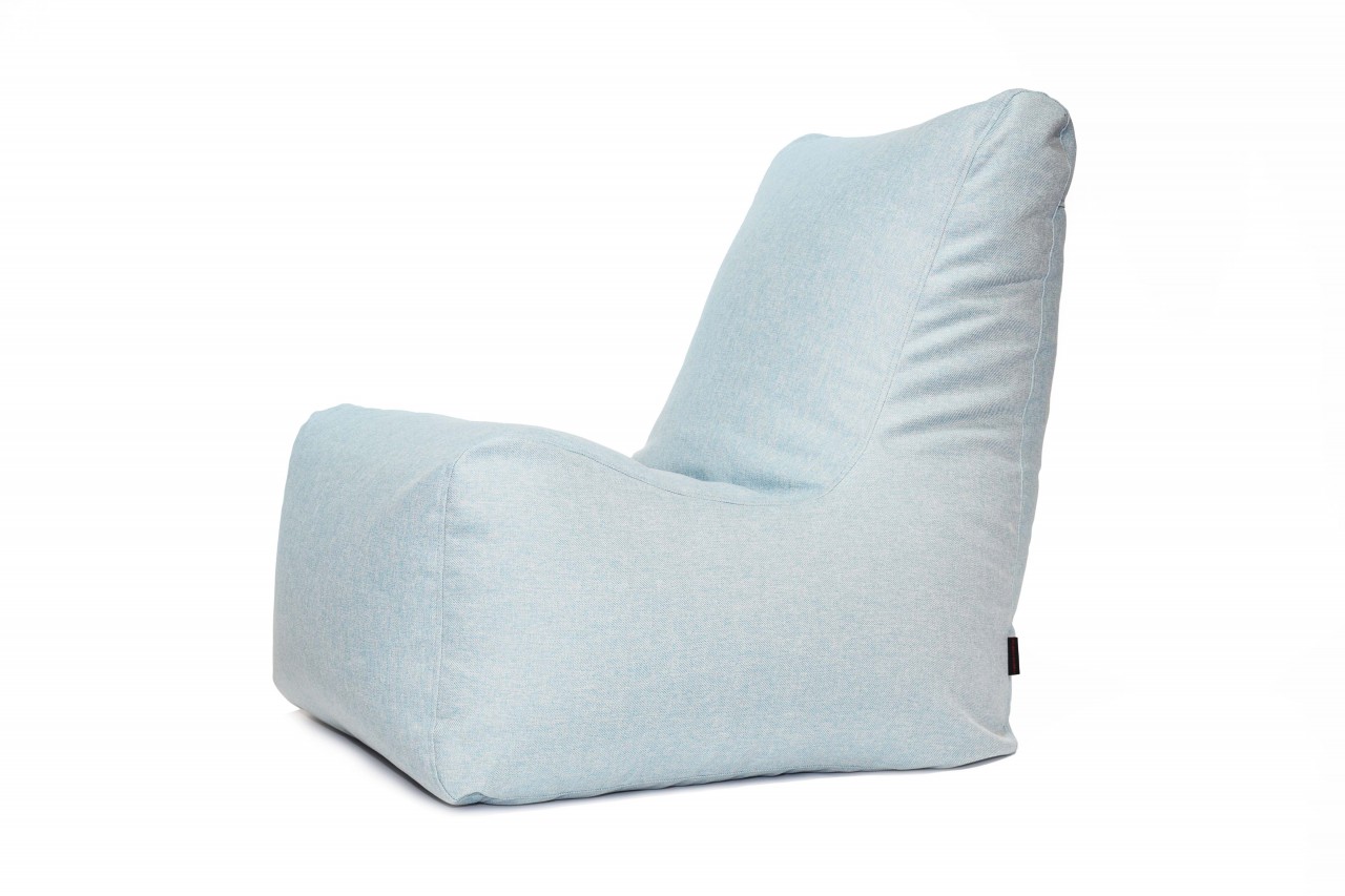 Sitzsack Seat  - Stoff Riviera - Farbe Hellblau