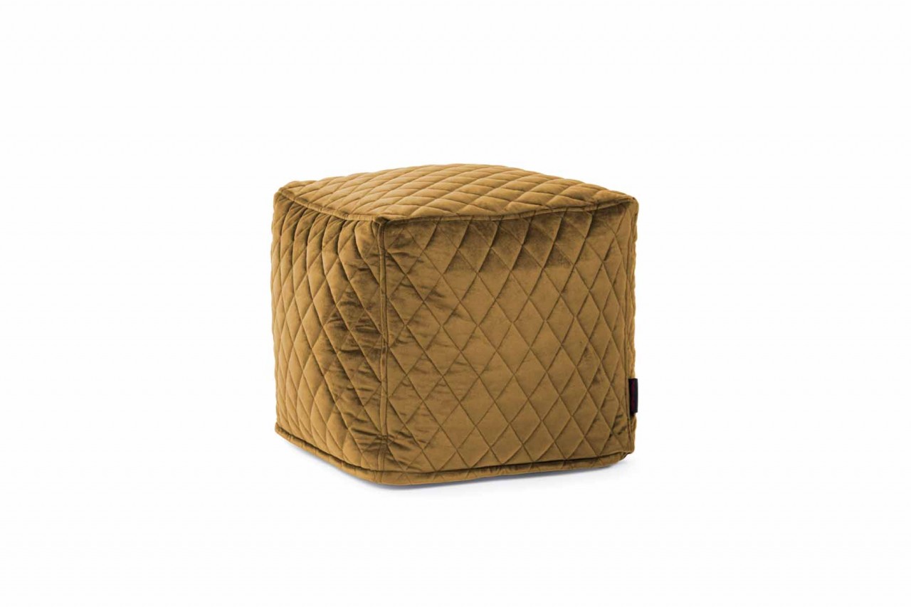 Sitzsack / Hocker UP -  Stoff Lure Luxe - Farbe Gold